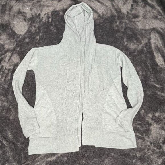 Lululemon Women's Open Front and Back Sweater with Hood, Size M - Picture 1 of 3